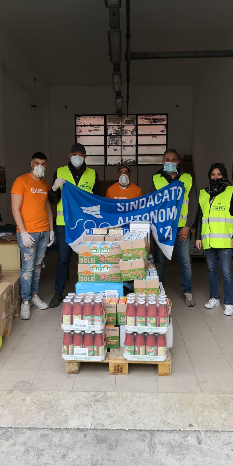 Il SapPolizia dona beni al Banco alimentare Stampalibera.it